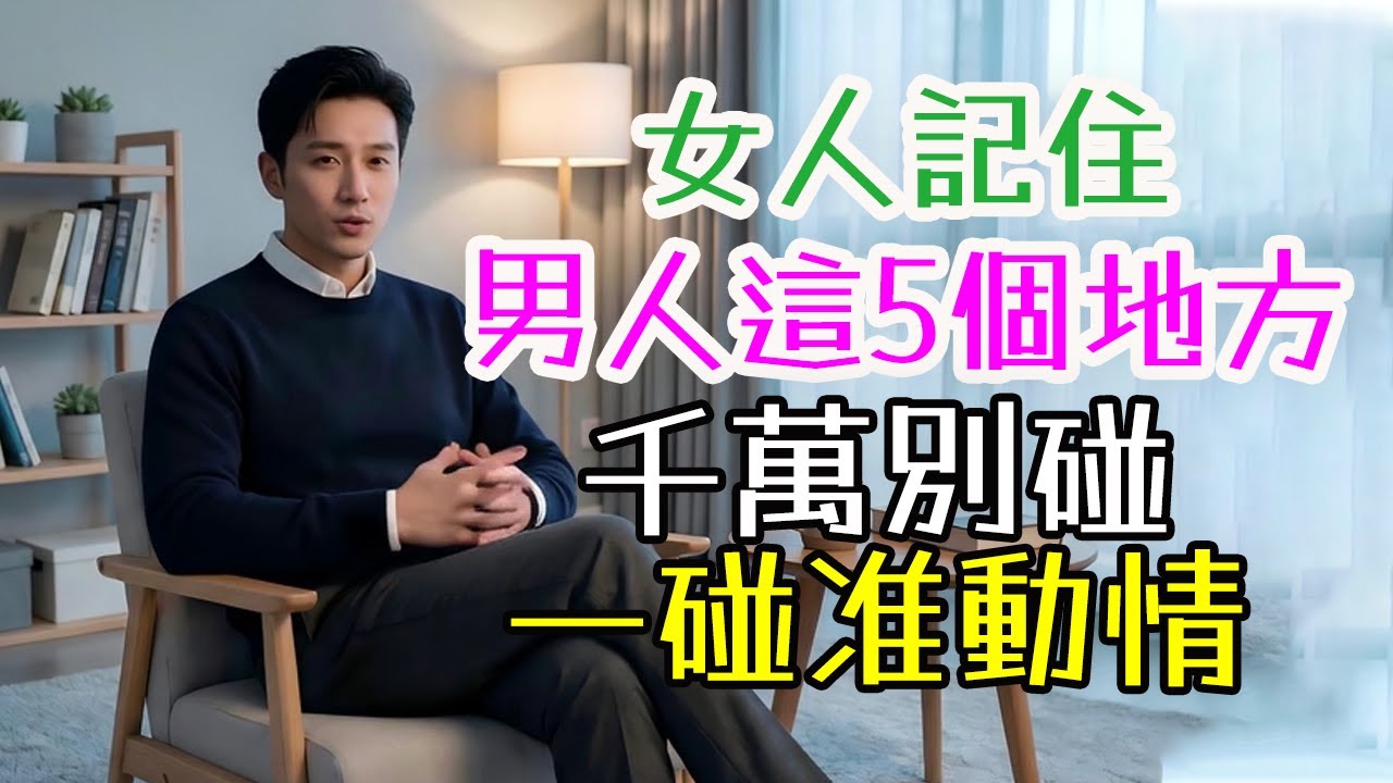 女人記住，男人這5個地方千萬別碰，一碰准動情.#女人 #男人 #動情 #死穴 #後頸 #上臂肌肉 #胸口 #喉結 #未竟的夢想 #安全感 #被需要感 #英雄夢 #性張力 #知己 #婚姻 #觸碰 #