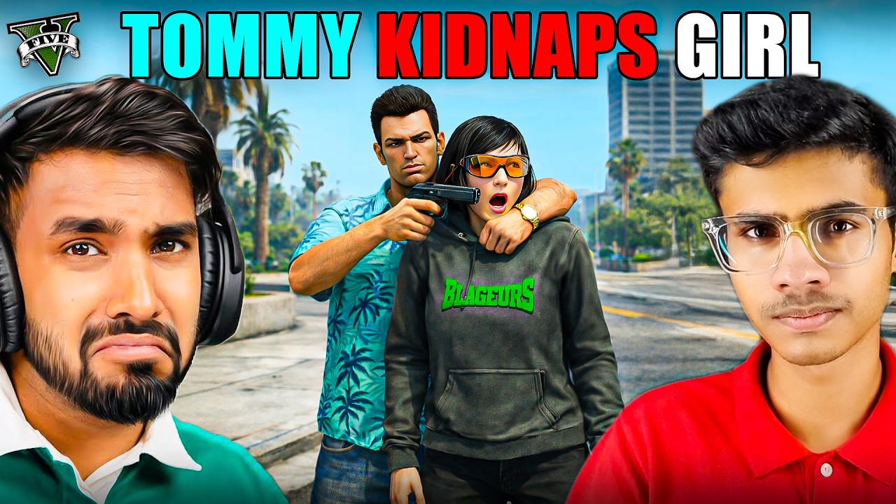 Tommy Kidnaps Techno Gamerz Mysterious Girl In GTA 5 Real Life!
