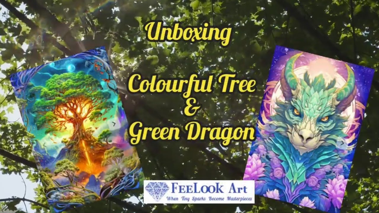 Feelook Unboxing, Colourful Tree & Green Dragon 