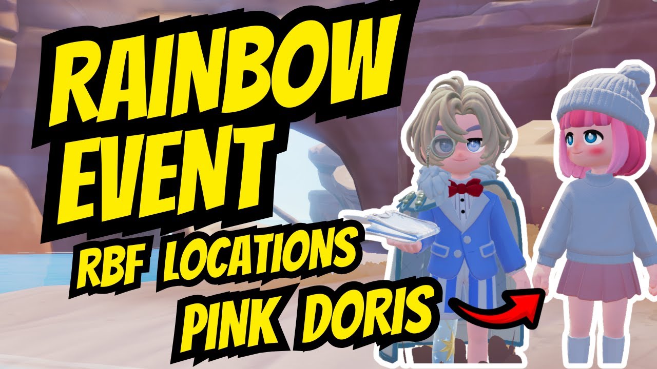 Pink Doris & ALL 3 Rainbow Bouquet Locations! | Heartopia Rainbow Event (Jan26)