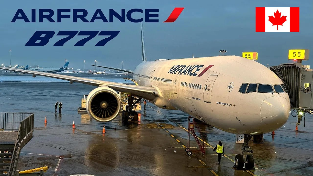 🇨🇦 Montréal YUL - Paris CDG 🇫🇷 Air France Boeing 777-300ER  [FULL FLIGHT REPORT] + Lounge