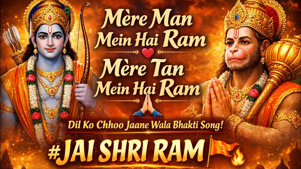 Mere Man Mein Hai Ram ❤️ Mere Tan Mein Hai Ram 🙏 Dil Ko Chhoo Jane Wala Bhakti Song | Jai Shri Ram 🚩