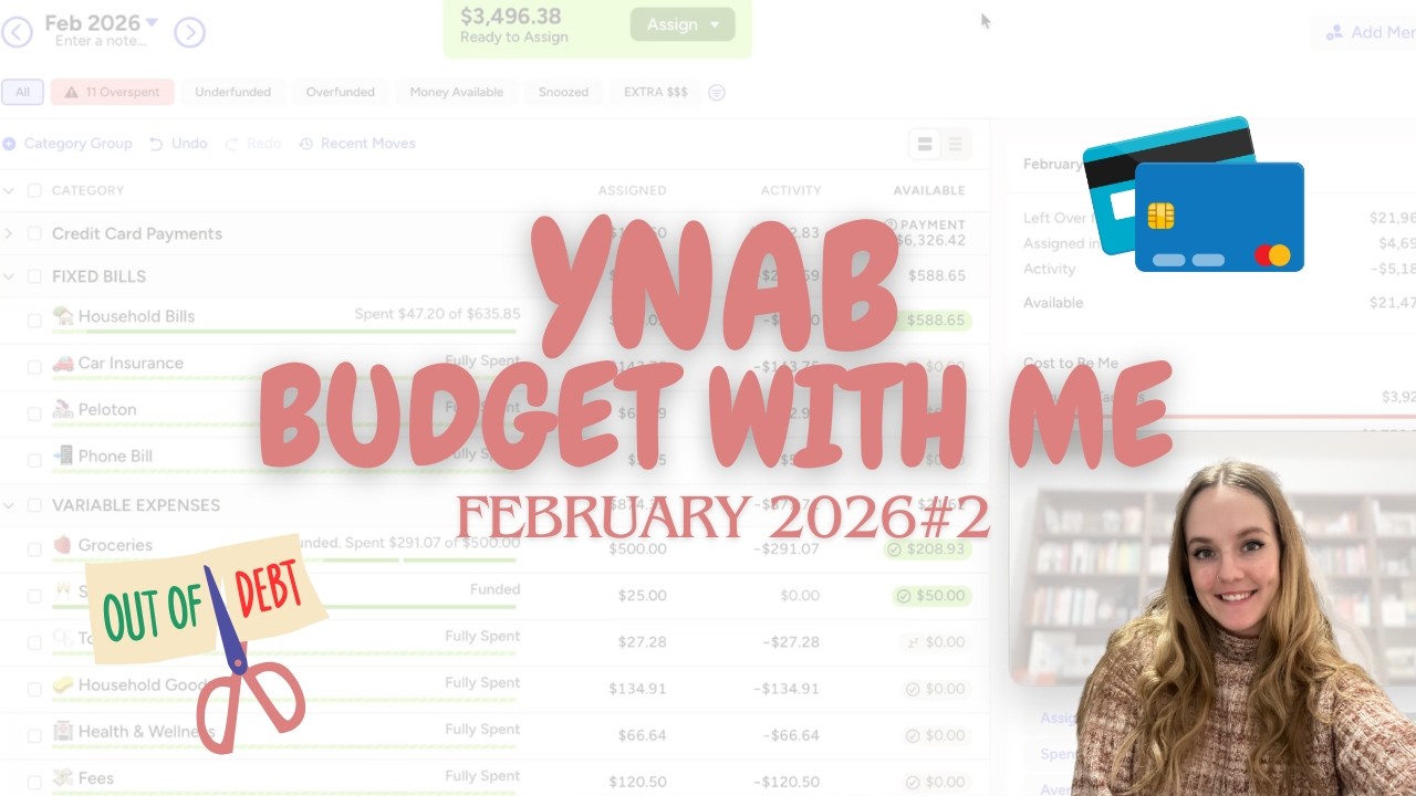 Бюджетирование YNAB вместе со мной | 🌅 Февраль 2026 2/2