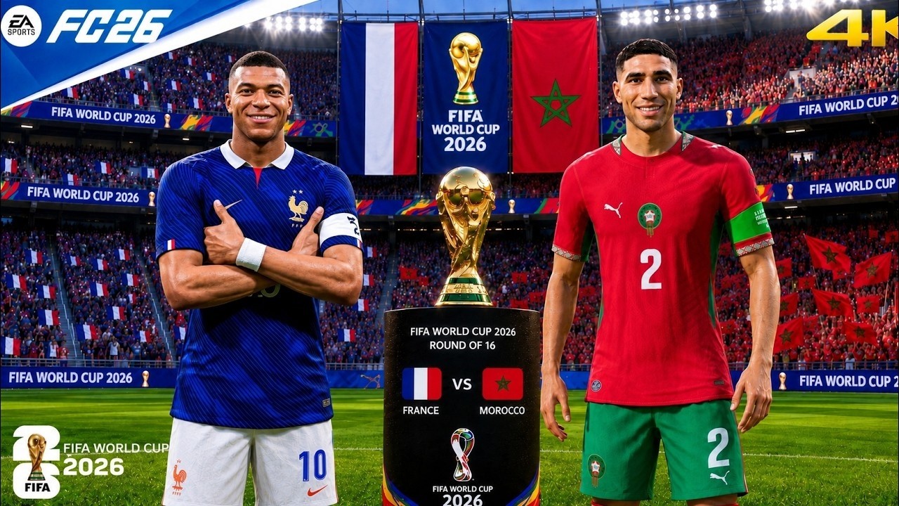 France vs Morocco World Cup EA FC 26 
