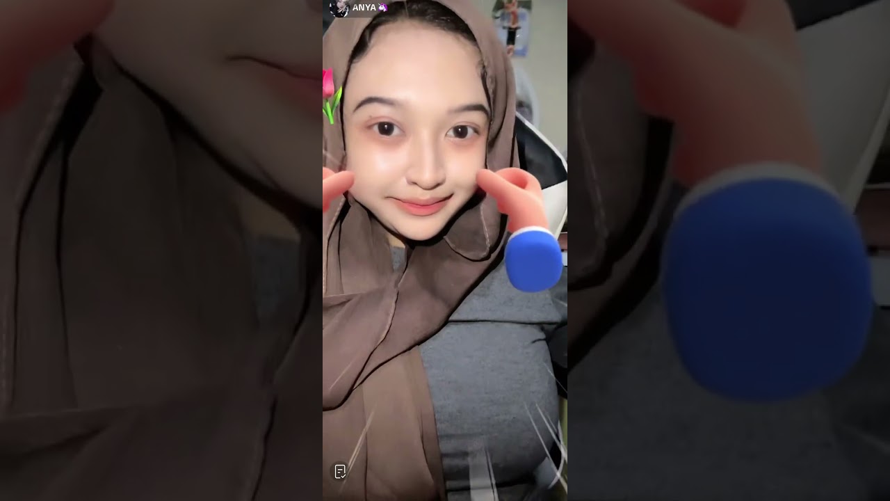 ANYA || Hijab Halu #bigolive #dewasa #halu #lidah #melet #tiktok #belahan #bocil #hijab #kiss 