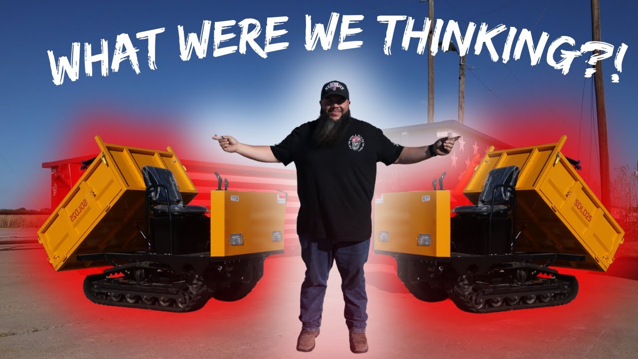 Chinese Dump Trucks Bought at Auction! 3k Pound Dump Capacity!! Why?!