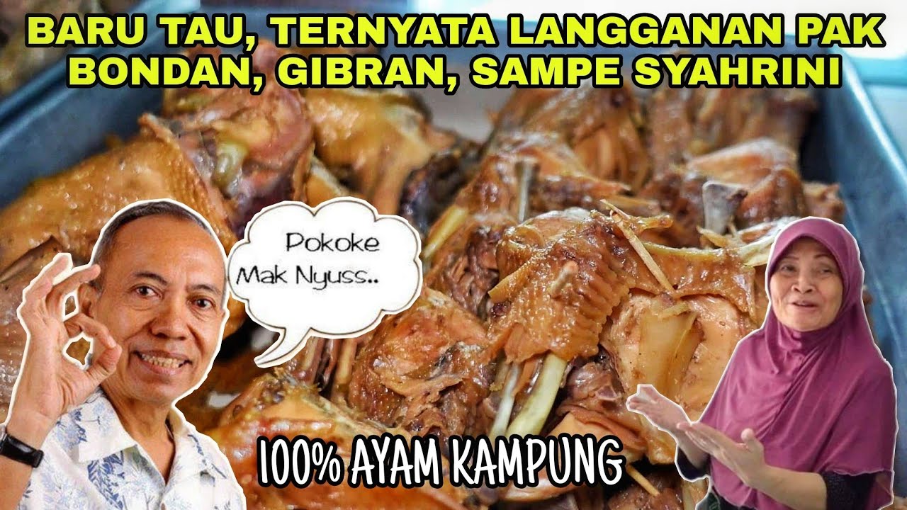 KULINER SOLO AYAM KAMPUNG LANGGANAN GIBRAN !! BONDAN MAK NYUS AJA PERNAH KESINI !! AYAM GORENG KLECO