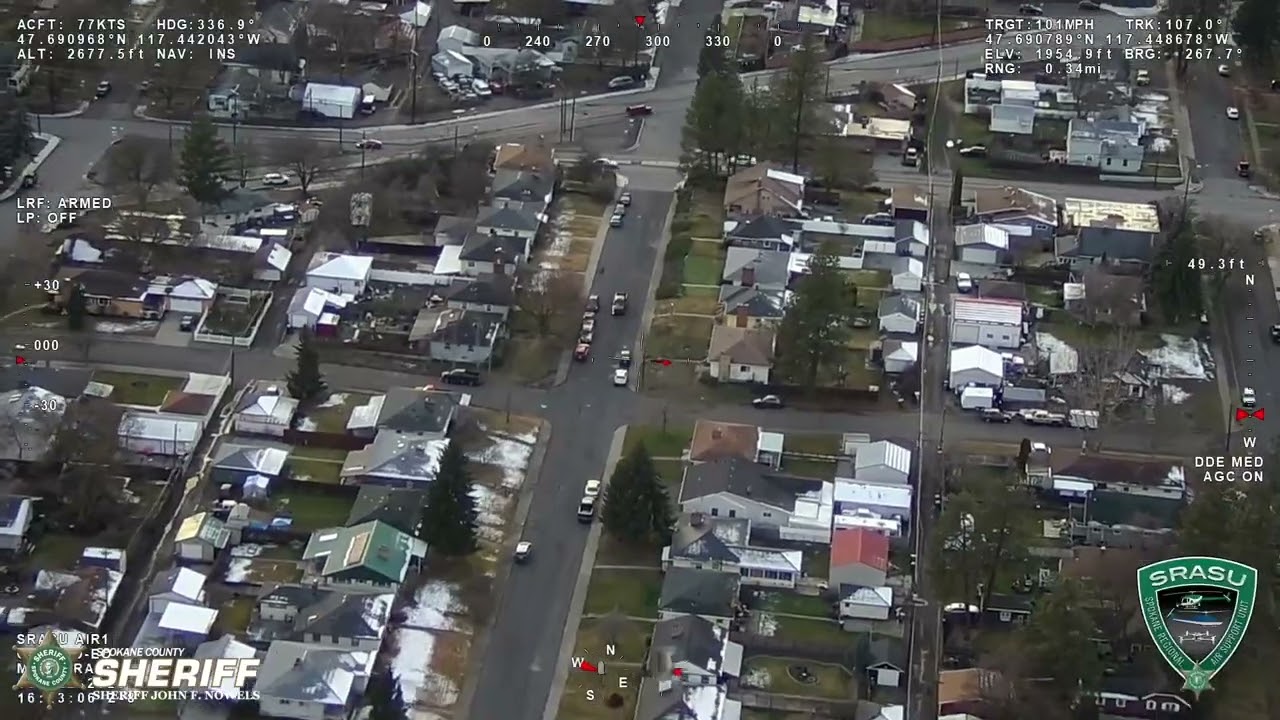 VIDEO: Air 1 Safely Guides SPD Officers to Drive-by Suspect’s Location