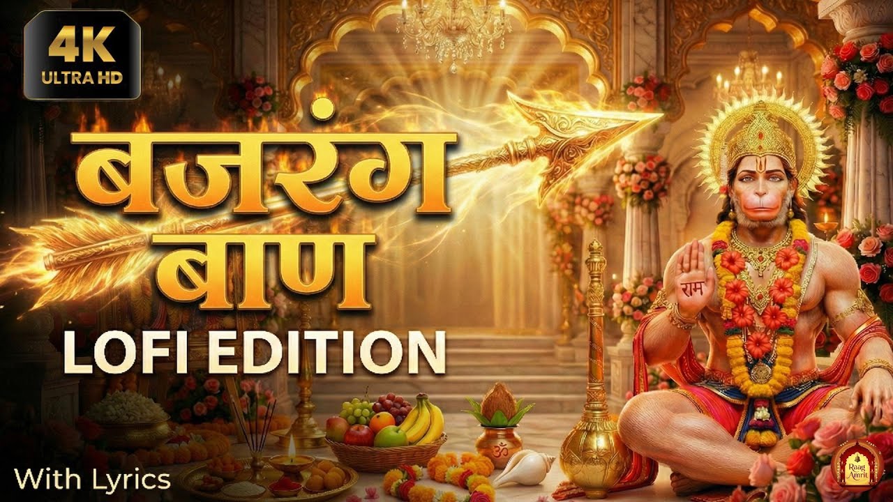 Bajrang Baan (बजरंग बाण) Lofi Edition With Lyrics | Divine Calm | Raag Amrit