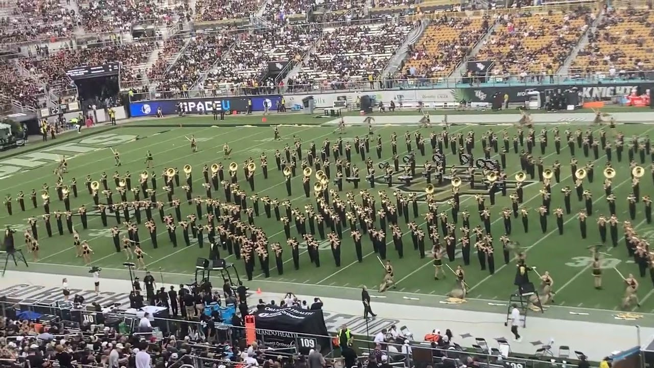 UCF Marching Knights - Piano People halftime 9/28/24 (last 30 seconds or so are cut off)