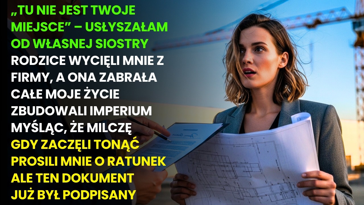 Rodzice mnie wyrzucili. Dzień później odkryli, że to JA mam ich ziemię