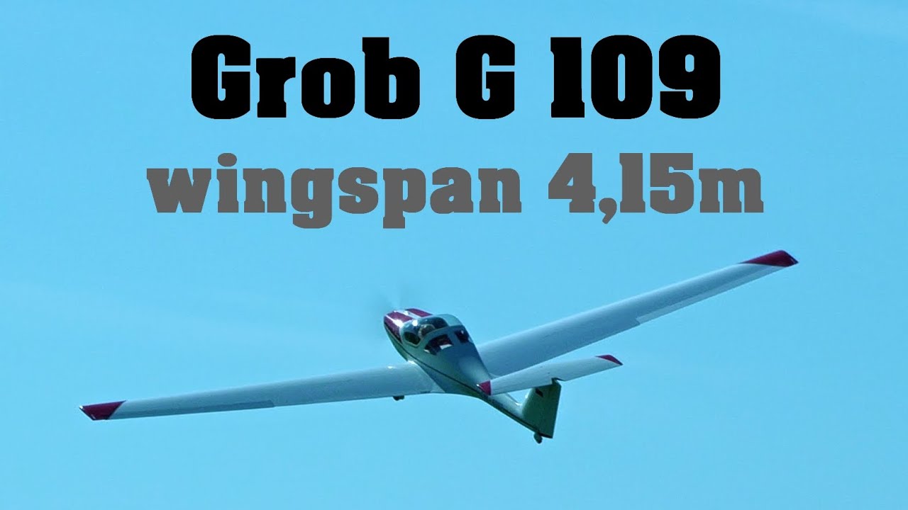 Grob G 109 | 4,15m scale RC motor glider | 4K | Holesov 2023