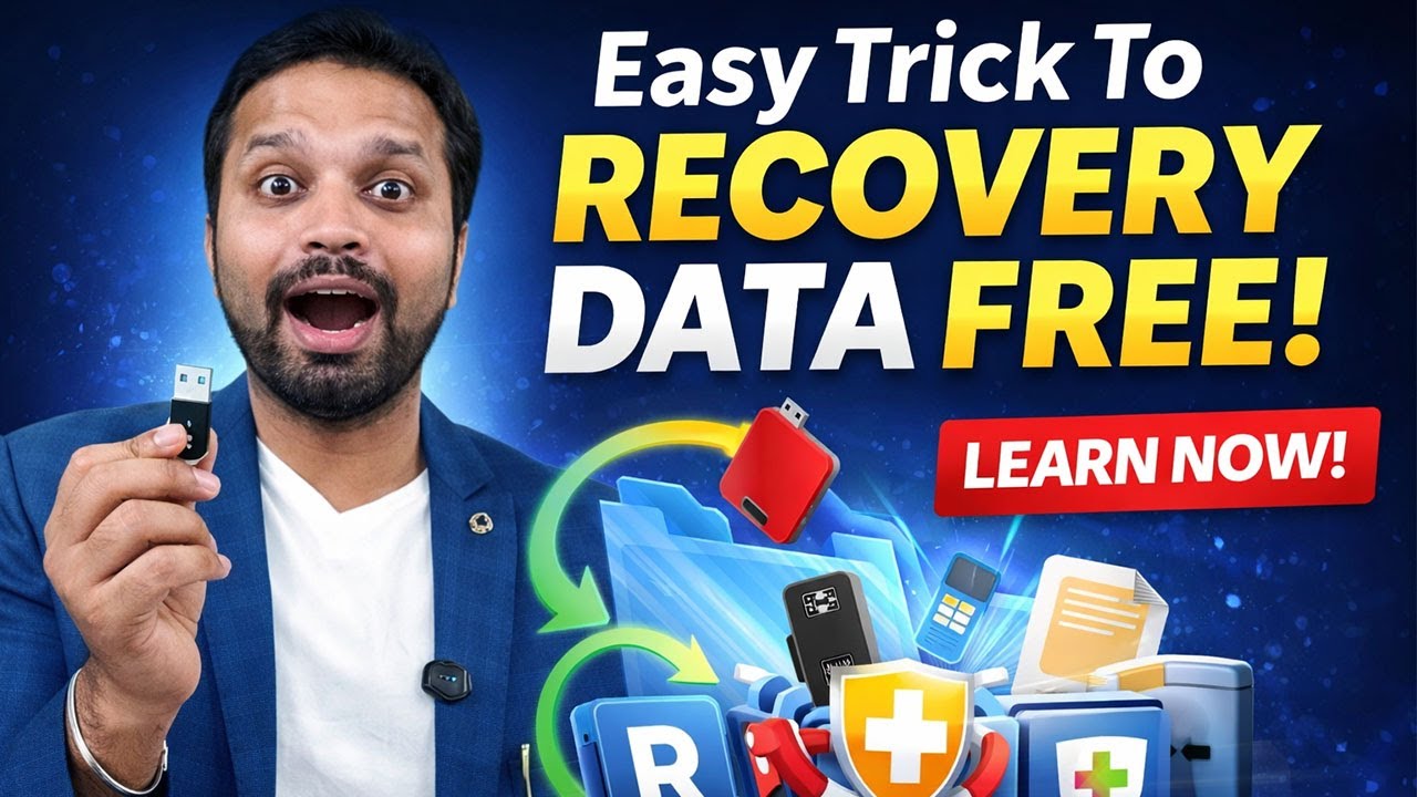 Free Trick to Recover Deleted/Formatted Files from USB Drive [2026]