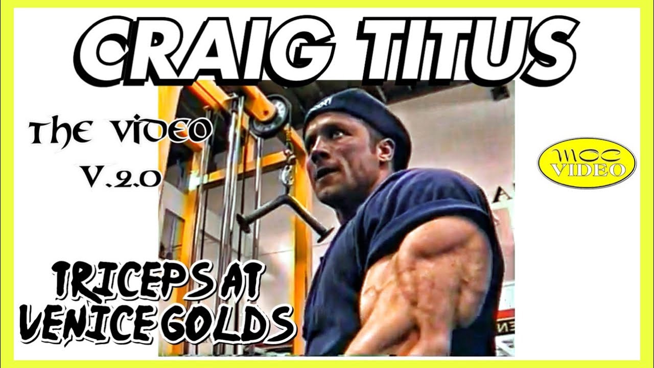 Craig Titus - Triceps at Venice Golds (9 Days Out From 1996 USA’s)
