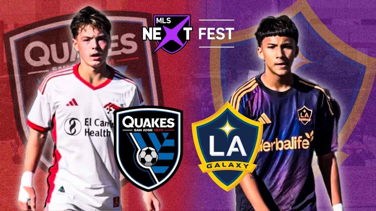 U14 LA Galaxy vs SJ Earthquakes at MLS NEXT Fest 2025 