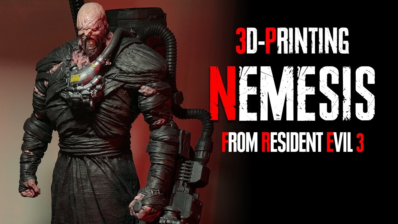 3D Printing The Nemesis from Resident Evil 3