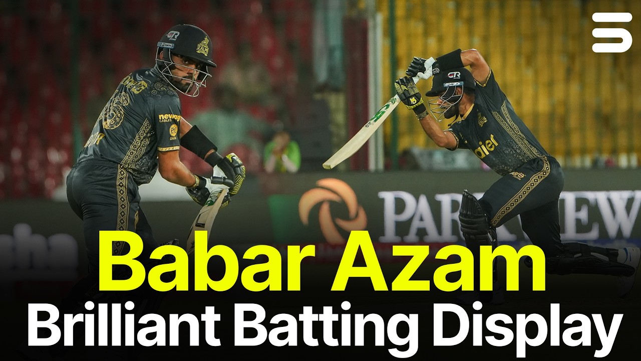 Babar Azam’s Stunning 46 Knock | Peshawar Zalmi vs Karachi Kings | M11 | HBL PSL X | M3O1J