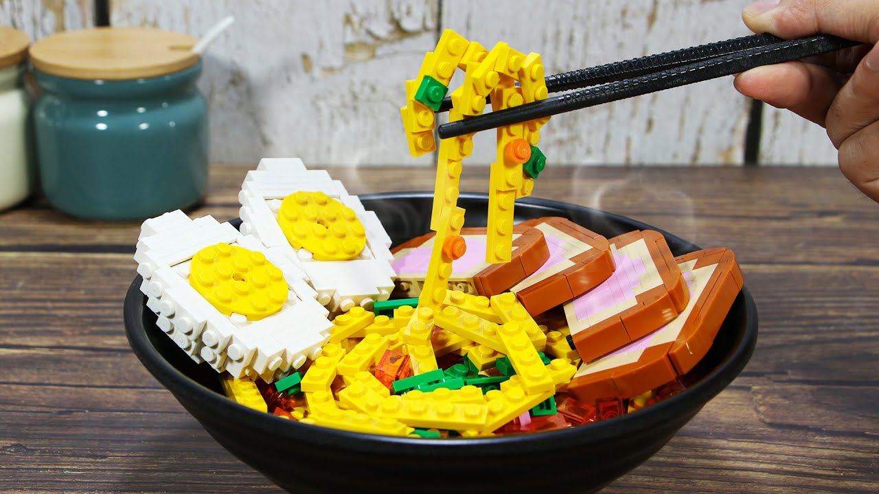 Bowl to Build: A LEGO RAMEN Recipe inspired by Ponyo Studio Ghibli!