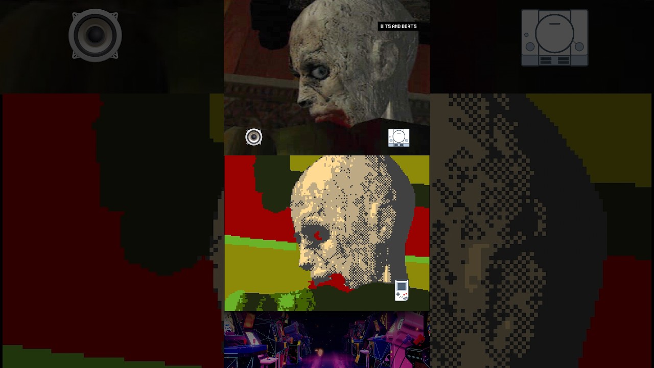 RESIDENT EVIL PS1 VS GAME BOY COLOR 🧟 First Zombie Scene