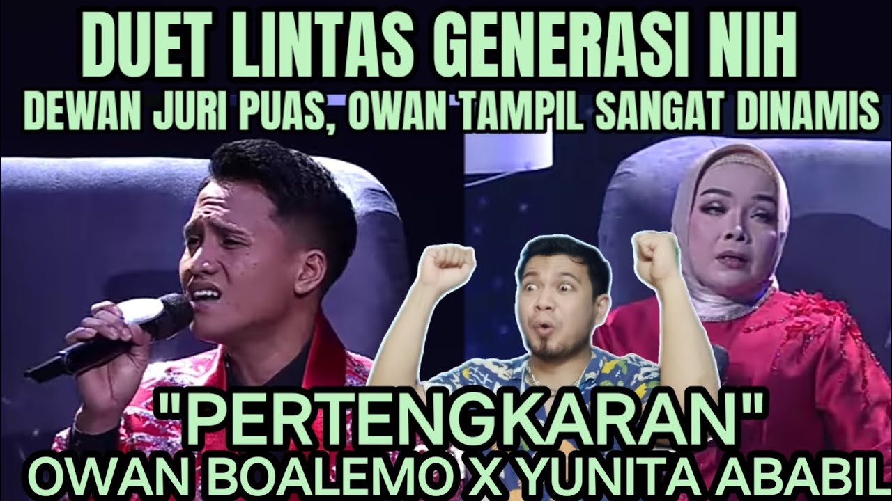 Owan Boalemo Ft Yunita Ababiel - Pertengkaran | Dangdut Academy 6 | Reaction