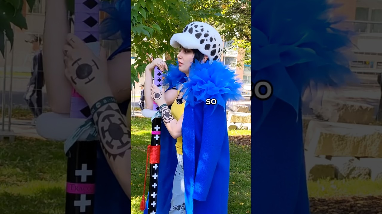 Trafalgar Law is always tired #cosplay #onepiece #anime #femaleversion #trafalgarlaw