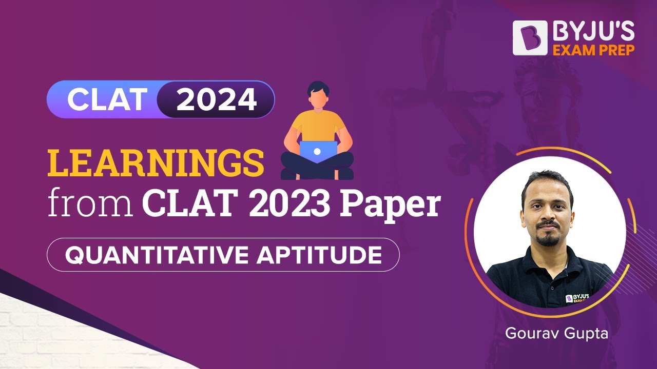 CLAT 2024 Quantitative Aptitude | CLAT Exam 2024 Complete Preparation Strategy | CLAT Exam