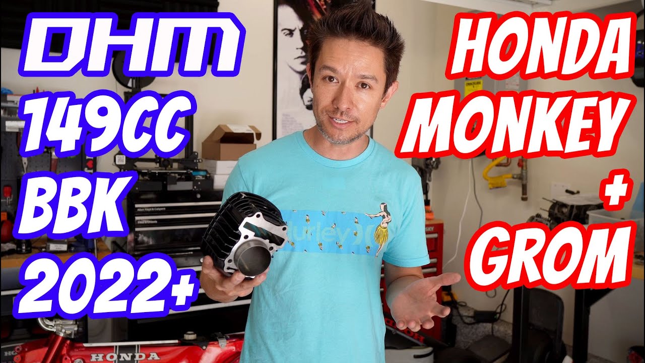 DHM 149cc Big Bore Kit for the 2022-2025 Honda Grom and Monkey!