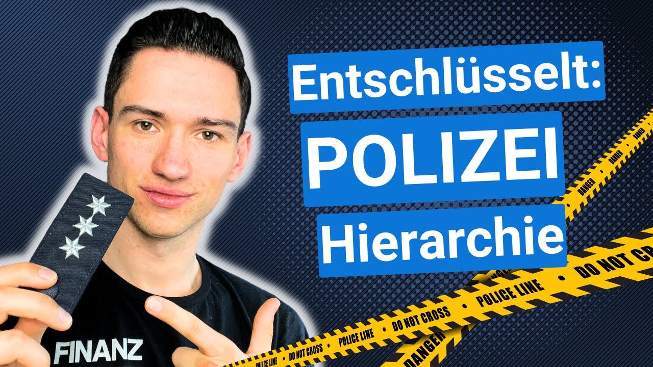 Aufbau der deutschen Polizei - Struktur einfach erklärt