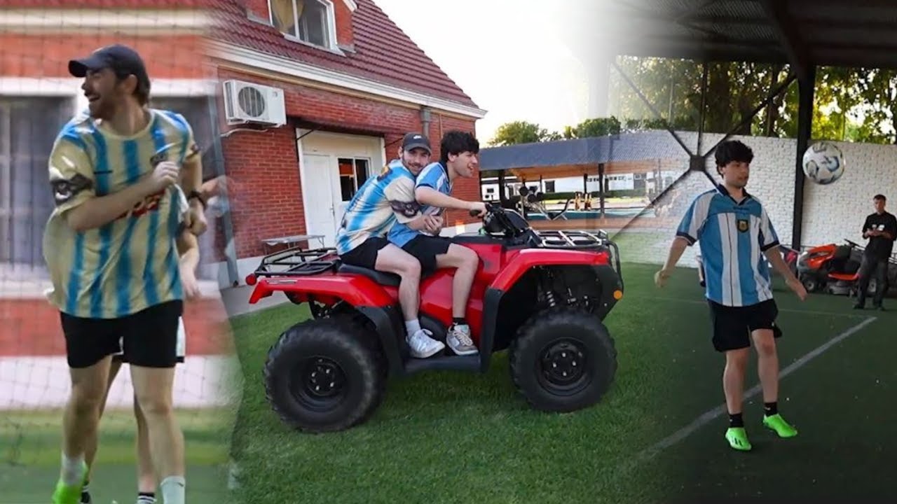 Sapnap and George Play Football in Argentina!