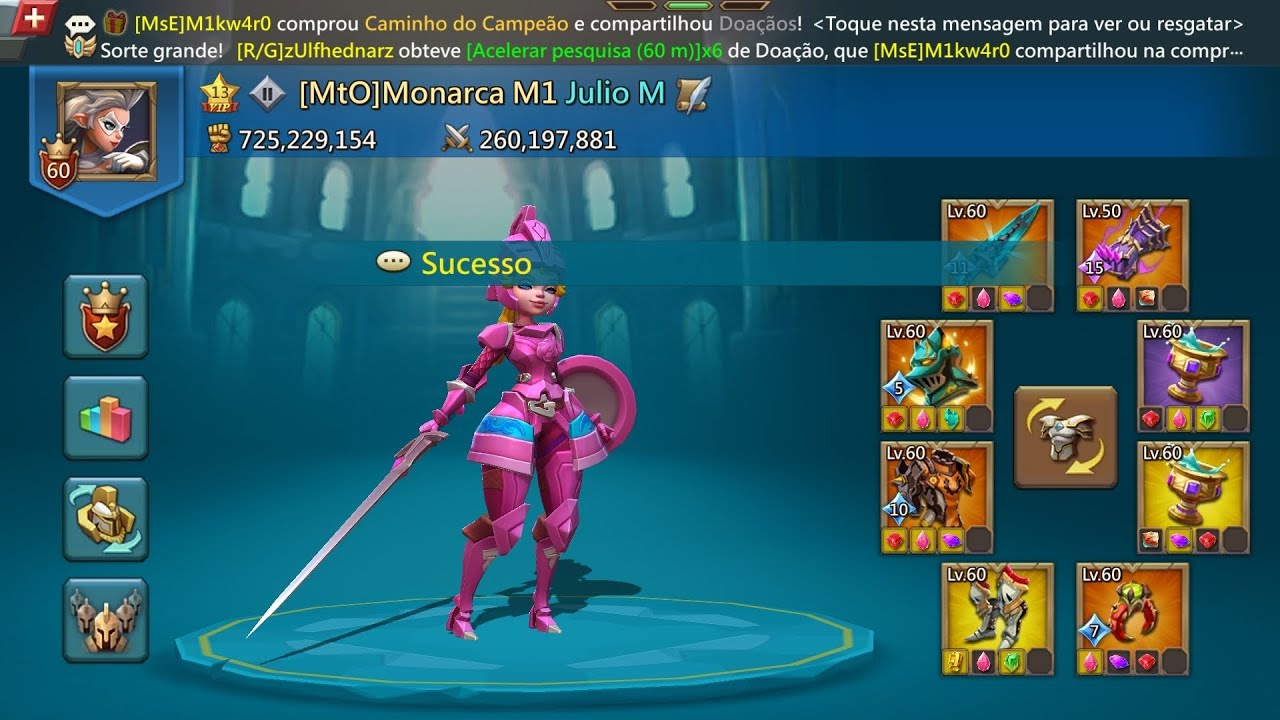Mostrando a conta Monarca oque ela evoluiu nesse último ano grande mudassa