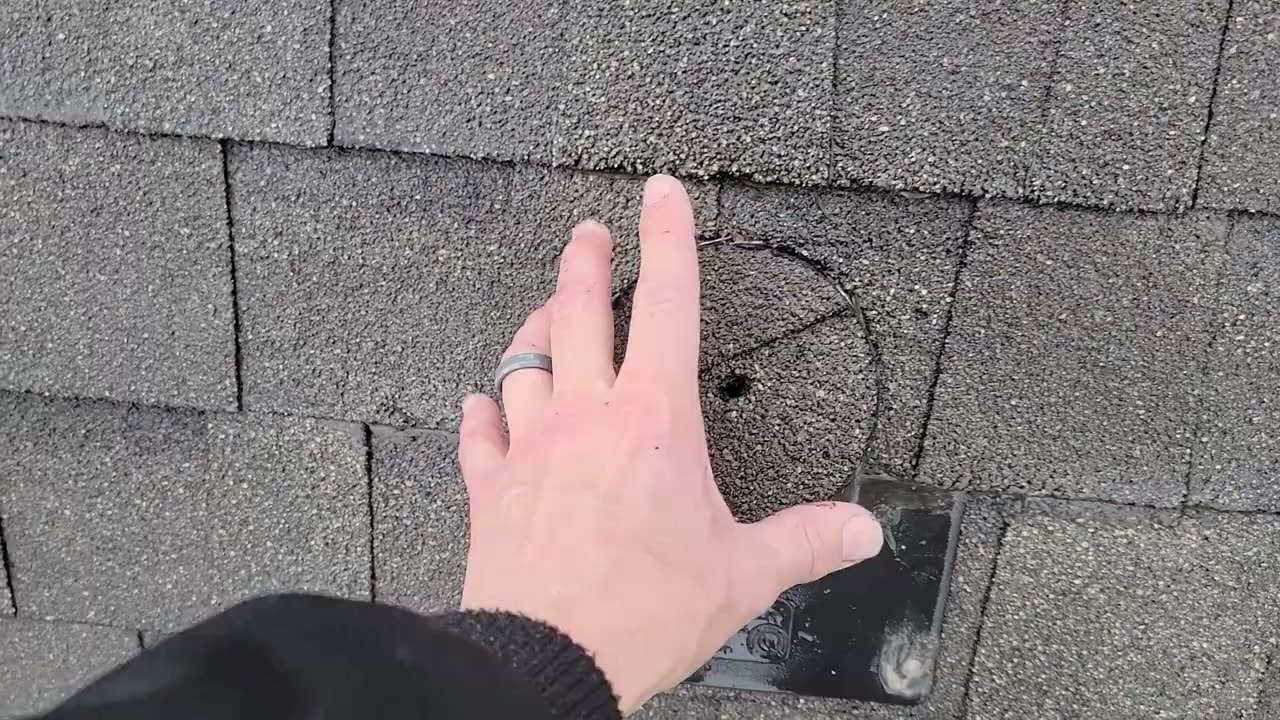 Roof leak due to bad roof install and nail placement / How to find a roof leak