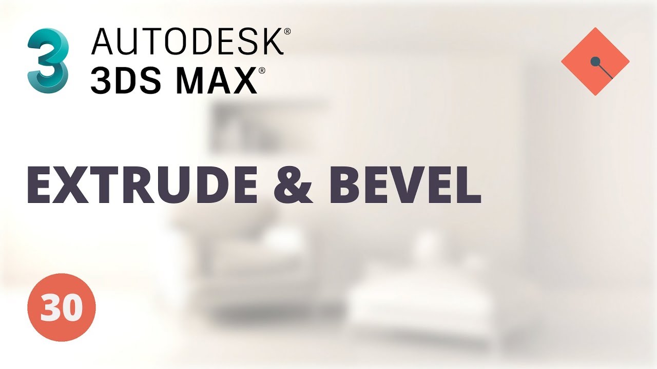 3ds Max Dersleri #30 | Extrude ve Bevel