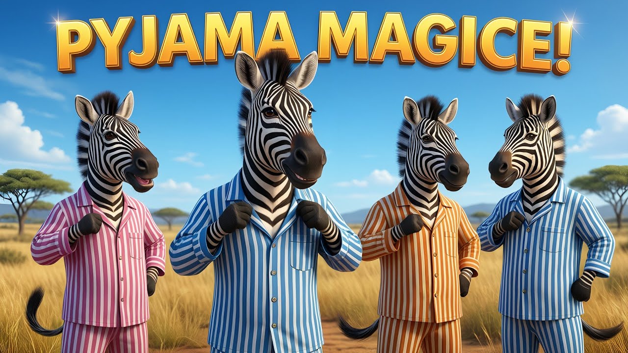Le secret des RAYURES du ZÈBRE 🦓 Pyjama magique !