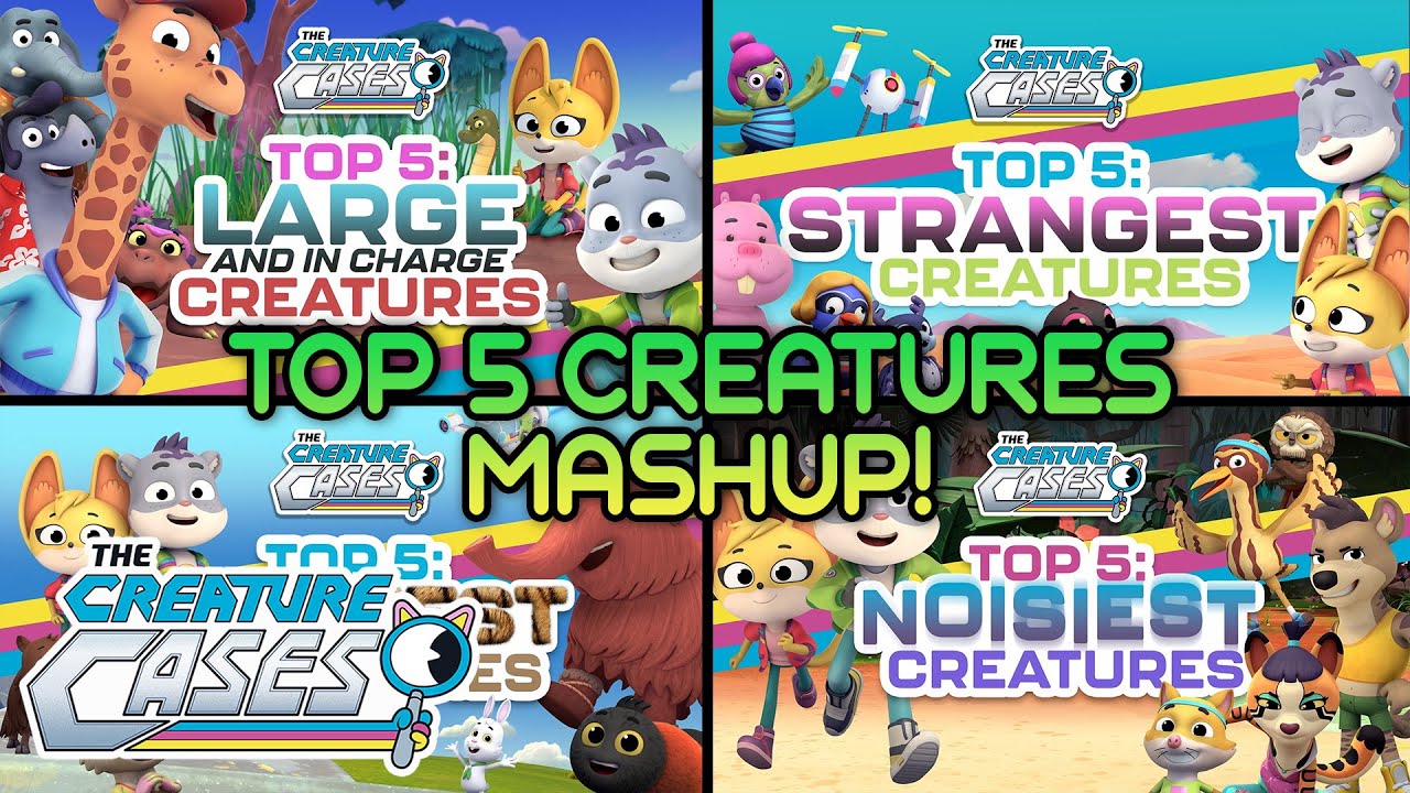 @CreatureCases - 🐆5️⃣ Top 5 Creatures Mashup Compilation 5️⃣🦊 | 20+ MINS | Kit and Sam Mysteries