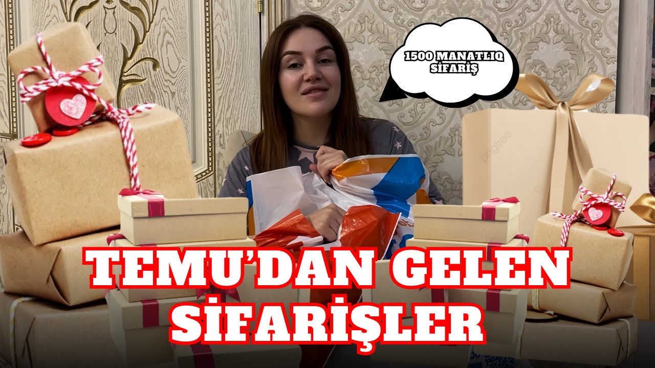 1500 MANATLIQ TEMU SİFARİŞLERİM 😱| 100 BAĞLAMA AÇDIM PEŞMAN OLDUM 😔