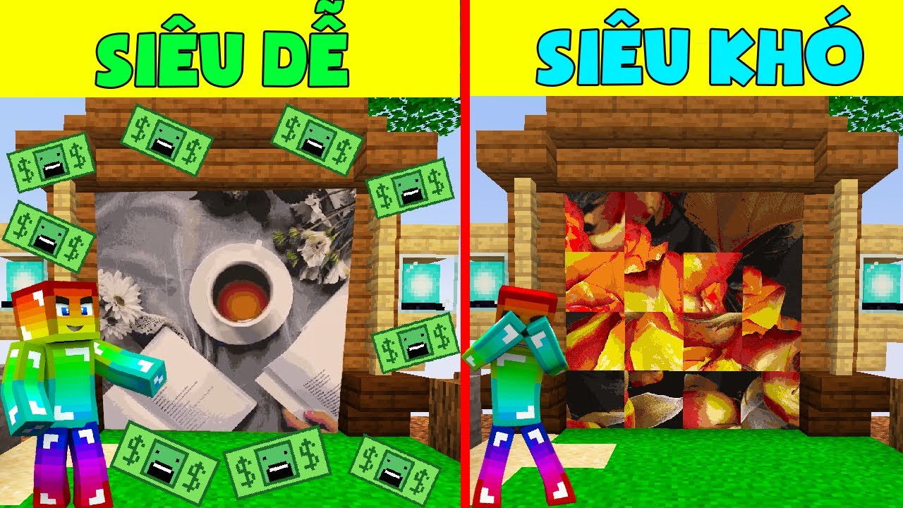 MINI GAME : CUỘC THI XẾP HÌNH ** NOOB PHẢI CĂNG NÃO KHI CHƠI XẾP HÌNH SIÊU KHÓ ??