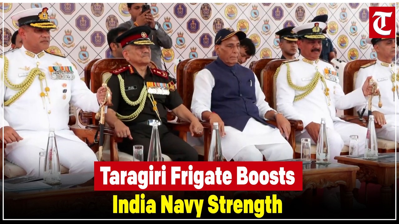 Rajnath Singh Commissions Stealth Frigate Taragiri in Visakhapatnam, Strengthens Maritime Security