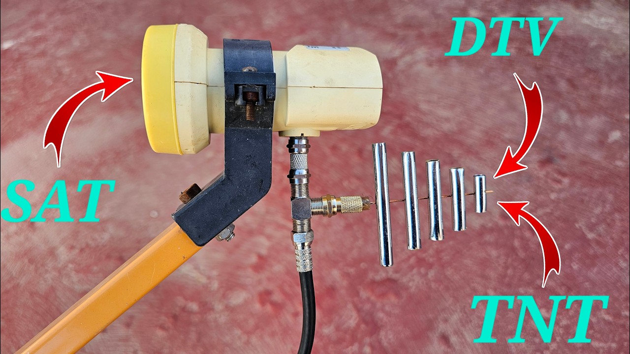 How to operate TNT terrestrial and satellite channels with one TV cable