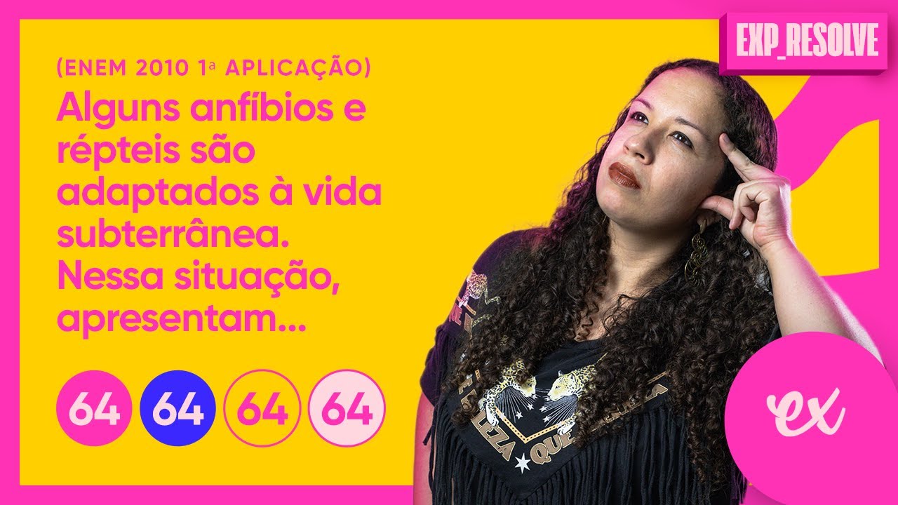 ALGUNS ANFÍBIOS E RÉPTEIS SÃO ADAPTADOS À VIDA SUBTERRÂNEA. NESSA SITUAÇÃO (...) | IDEIAS EVOLUTIVAS