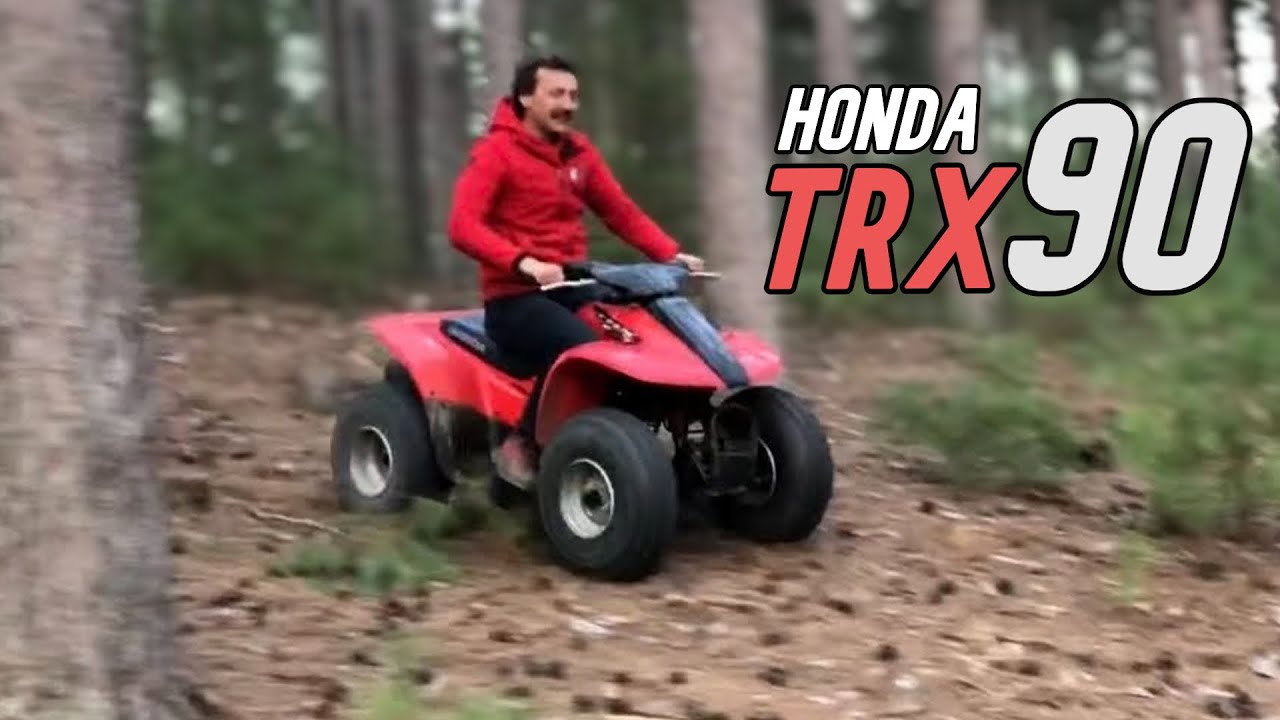 Honda TRX90 vs Coleman AT125-EX | Mini-quad trail riding!