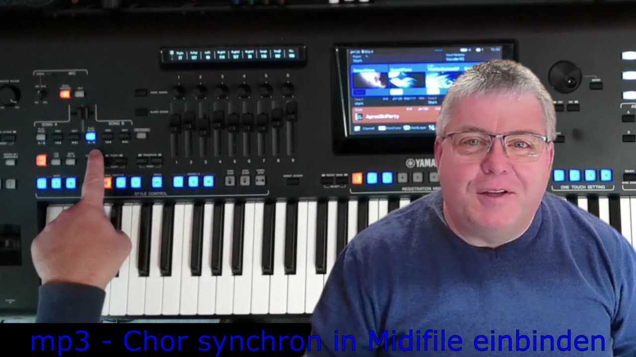 Audio Chorspur in Midifile einbinden