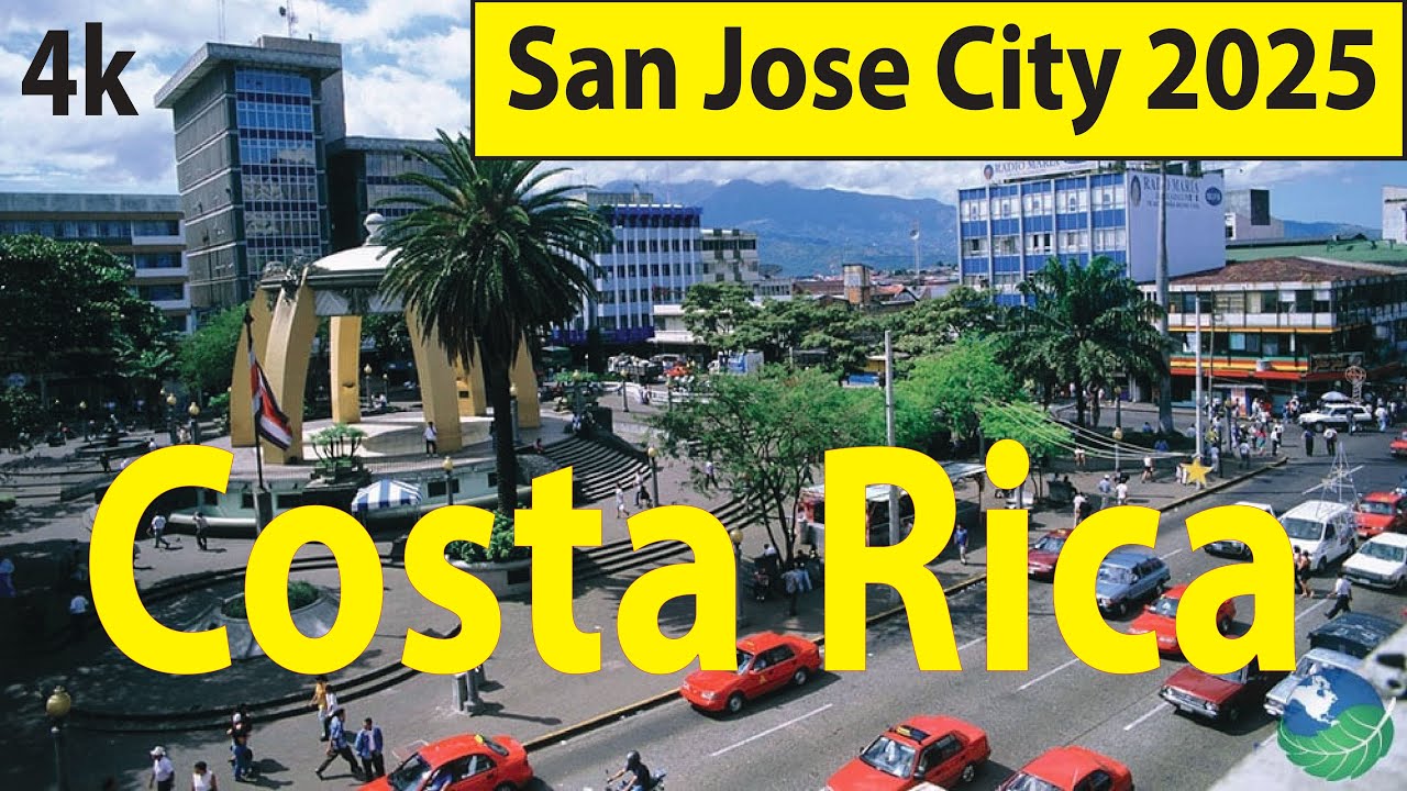 San Jose City - Costa Rica 4K By Drone 2025
