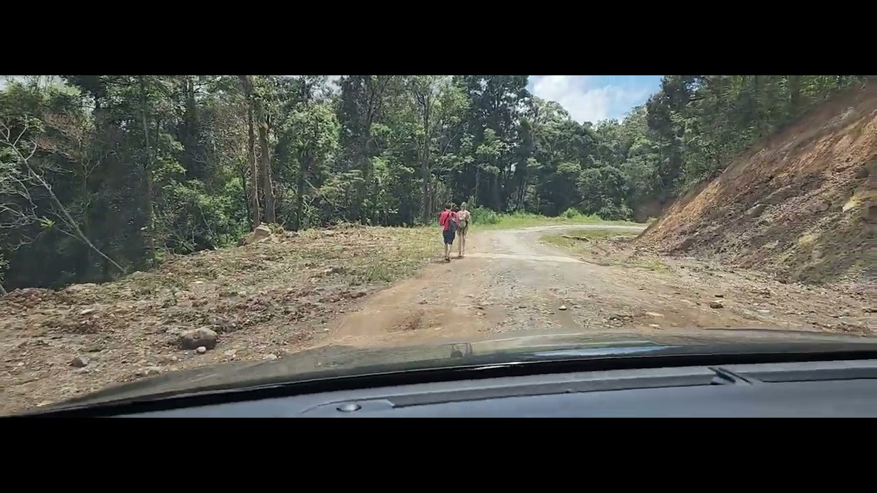 The way to Mount Sinabung Volcano, Sumatra utara, Indonesia