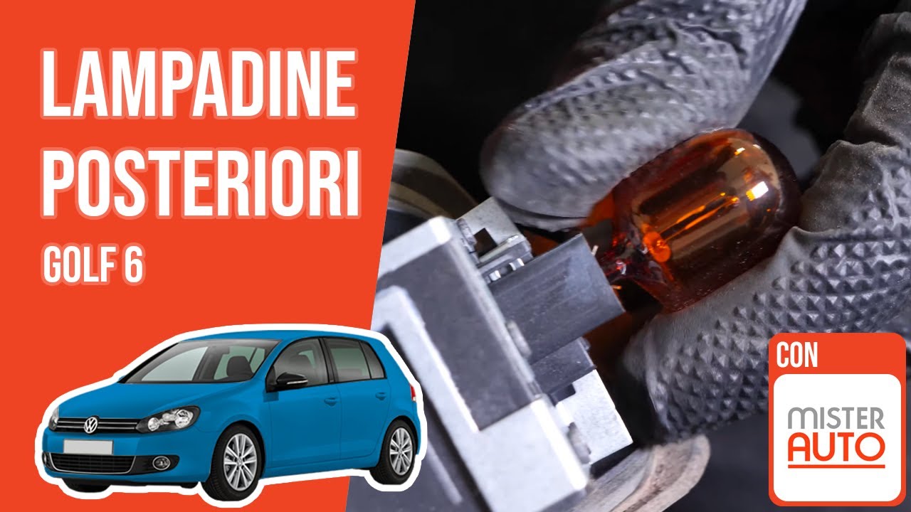 Cambio lampadine posteriori Golf 6 💡