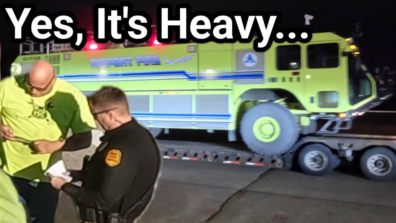I Had To Self Load Another Oshkosh Striker, At Night