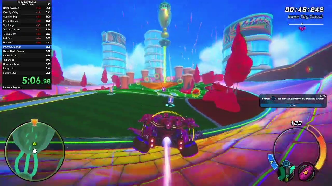 Turbo Golf Racing - Urban Biome Speedrun (World Record) 9:32:26