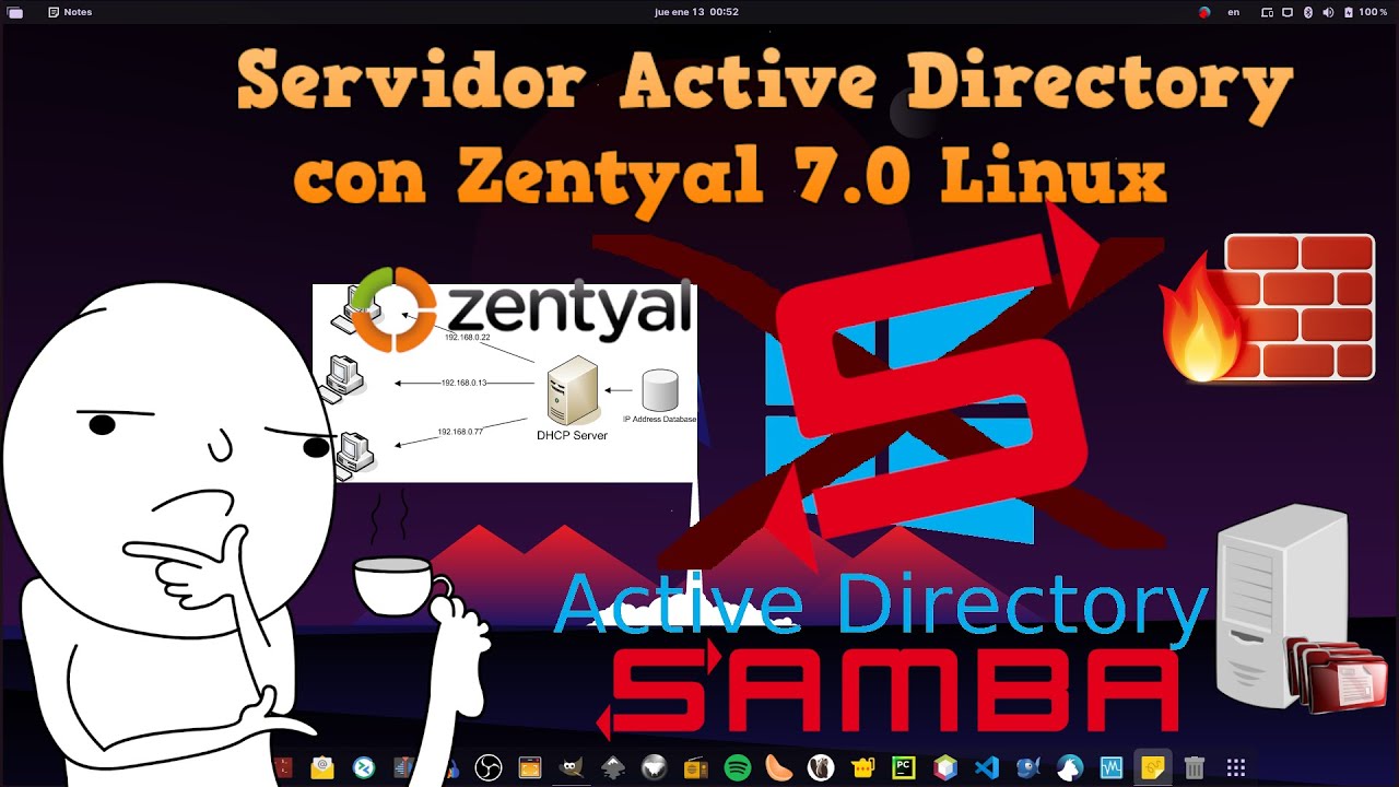 Zentyal - Configuración de Servidor | Zentyal 7 | controlador de dominio | active directory  | DHCP