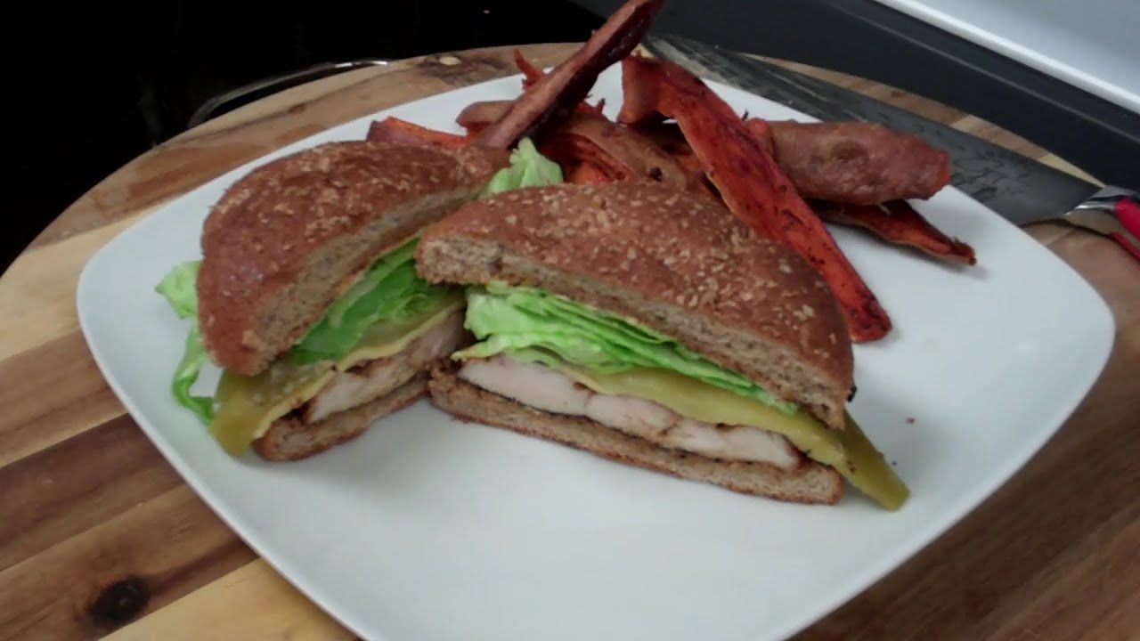 How to make a Santa Fe chicken sandwich recipe - My version of Carl Jr's Santa Fe chicken sandwich