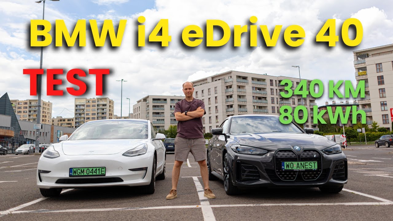 BMW i4 eDrive40 vs Tesla Model 3 &ndash; elektryczny test BMW, na kt&oacute;ry czekaliście!⚡