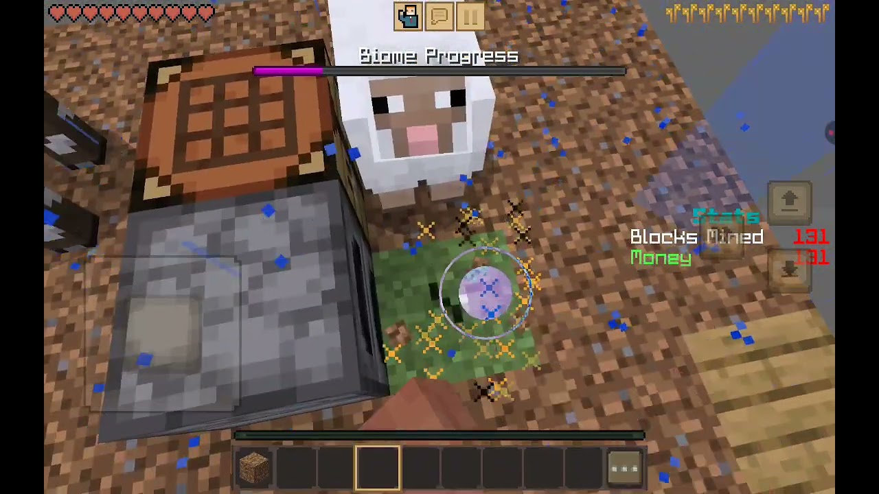 Minecraftta bir blok oynadım